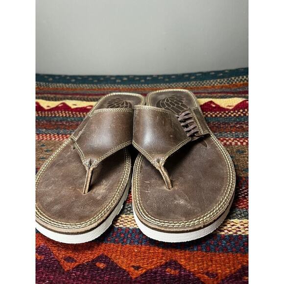 Redwing Womens Leather Flip Flops Sz 7 - Picture 2 of 7